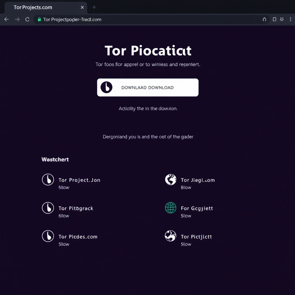Screenshot of the Tor Project website download page showing the download button for different operating systems
