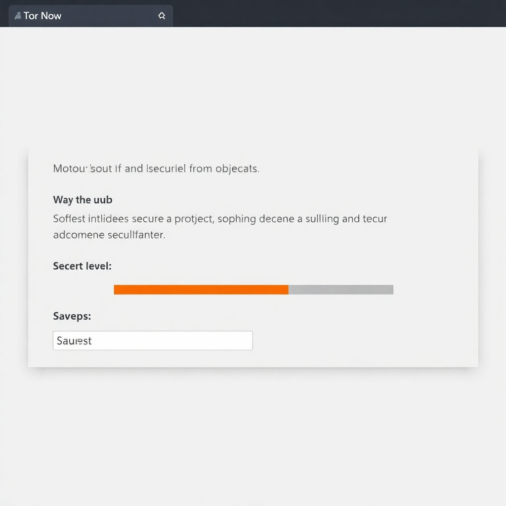 Screenshot of Tor Browser security settings panel showing the security level slider set to Safest